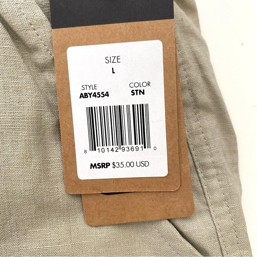 OFFSHORE SURF SHOP CARLSBAD Casual Tan Khaki Abbey Shorts Beach Ocean Large